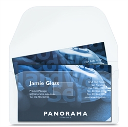 Business Card Pockets with flap, Self-adhesive - 10 pcs.